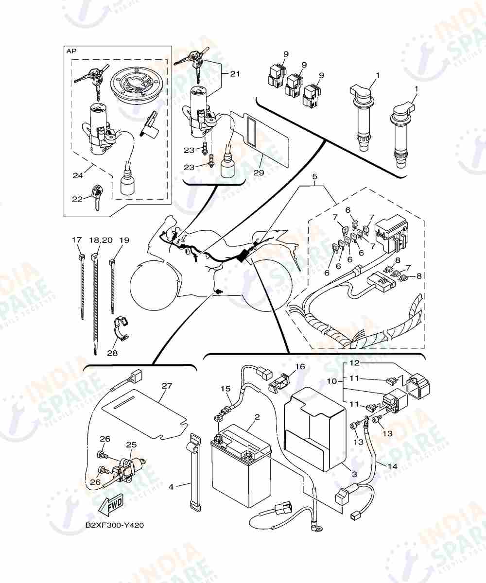 YAMAHA D782 R3 Series ELECTRICAL 1